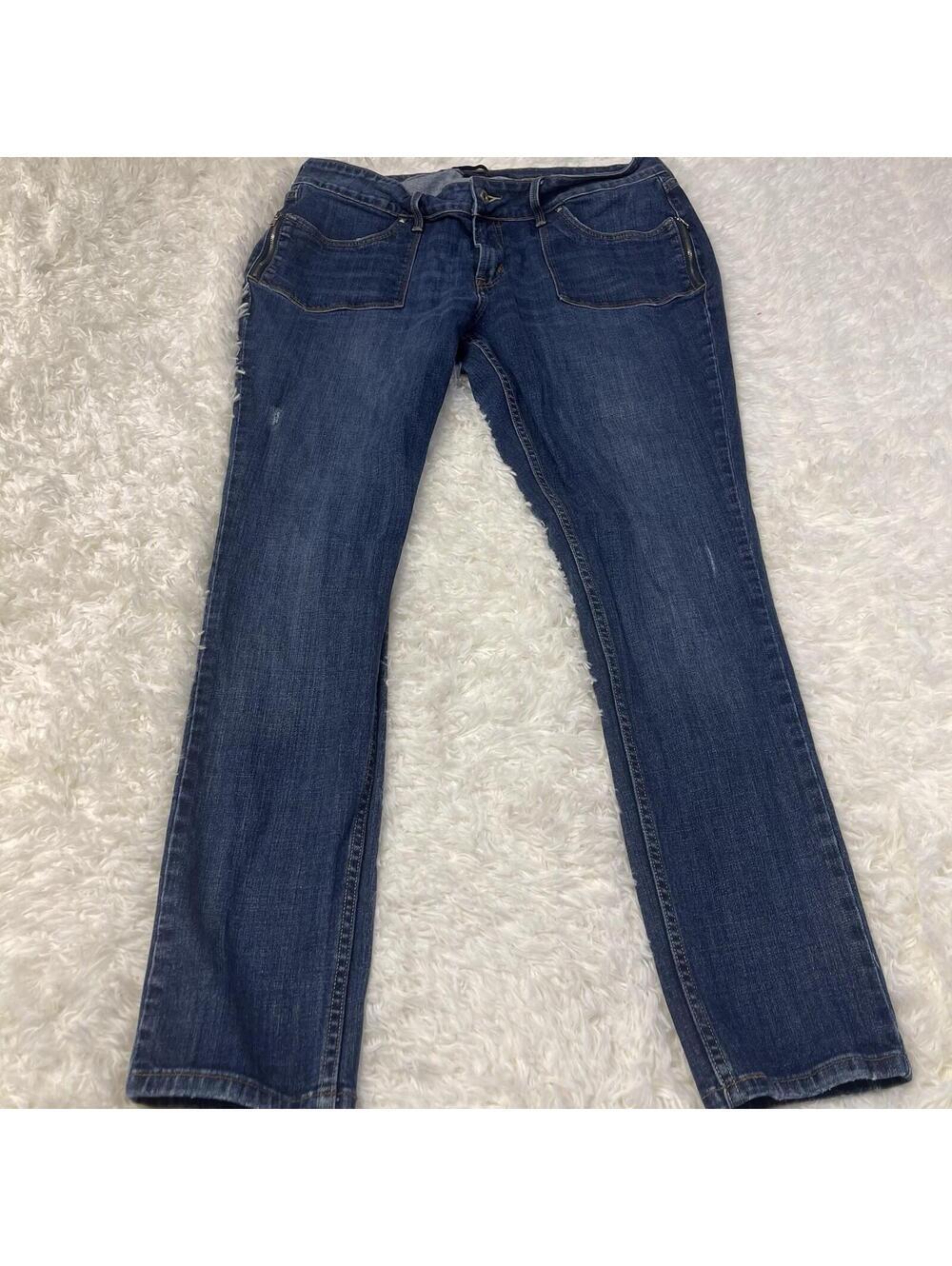 Levi's 542 Jeans Women’s Size 16 Blue Skinny Medium Wash Denim